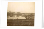 Flooded buildings during the flooding of Paris, seen from a train by France