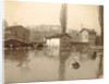Houses on a flooded area in a suburb of Paris by France