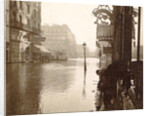 album flooding Paris suburbs in 1910, France by Anonymous
