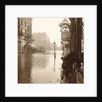 album flooding Paris suburbs in 1910, France by Anonymous