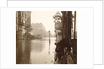 album flooding Paris suburbs in 1910, France by Anonymous