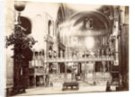 Choir, Byzantine cross, altar and altar of the Basilica of San Marco in Venice by Carlo Ponti