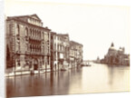 Grand Canal palaces, the Basilica of Santa Maria della Salute and the Fondamente Salute in Venice by Carlo Ponti