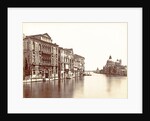 Grand Canal palaces, the Basilica of Santa Maria della Salute and the Fondamente Salute in Venice by Carlo Ponti