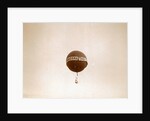 air balloon advertising for 'Tea E Brandsma floating in the air by Anonymous