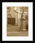 Pump on a church square by Anonymous