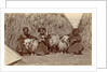 Tibetan women with goats for haystacks by D.T. Dalton