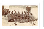 Group of Tibetan clergy (llamas) with wind instruments (dunchen), D.T. Dalton, 1903 - 1906 by D.T. Dalton
