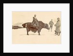 Man on a yak in Tibet by D.T. Dalton