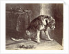 print of a painting by Edwin Henry Landseer by Anonymous