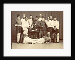 Group portrait of the members of the Christiania Cricket Club by Anonymous