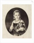 Photo Reproduction of a painting of a girl with a Jan Klaassenpop by Anonymous