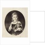 Photo Reproduction of a painting of a girl with a Jan Klaassenpop by Anonymous