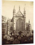 Rear and Cemetery of Winchester Cathedral by Anonymous