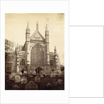 Rear and Cemetery of Winchester Cathedral by Anonymous