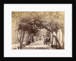 Men on a lane in Isfahan Iran by Antoine Sevruguin