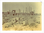 View of ruins of Persepolis by Antoine Sevruguin