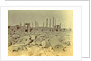 View of ruins of Persepolis by Antoine Sevruguin