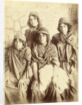 Portrait of four young Kurdish women by Antoine Sevruguin