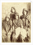 Portrait of four young Kurdish women by Antoine Sevruguin