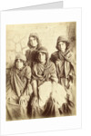 Portrait of four young Kurdish women by Antoine Sevruguin