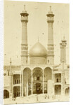 Exterior of Fatima Masumeh shrine (Hazrat-e Masumeh) in Qom Iran by Antoine Sevruguin