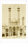 Exterior of Fatima Masumeh shrine (Hazrat-e Masumeh) in Qom Iran by Antoine Sevruguin