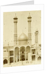 Exterior of Fatima Masumeh shrine (Hazrat-e Masumeh) in Qom Iran by Antoine Sevruguin