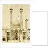 Exterior of Fatima Masumeh shrine (Hazrat-e Masumeh) in Qom Iran by Antoine Sevruguin