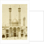 Exterior of Fatima Masumeh shrine (Hazrat-e Masumeh) in Qom Iran by Antoine Sevruguin