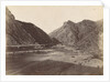 View of the Daliki river and mountains in Persia Iran by Antoine Sevruguin