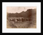 Stone bridge over the river Daliki at Shiraz Buchire by Antoine Sevruguin