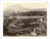 Panorama of a mountain landscape with rice fields in the Dutch East Indies by Anonymous