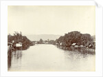River with stilt houses in the Dutch East Indies by Anonymous