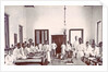 Ward with male patients and staff at a hospital in the Dutch East Indies, Indonesia by Anonymous