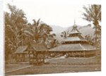 Sumatra, Indonesia Padang Bovenlanden with mosque by Christiaan Benjamin Nieuwenhuis