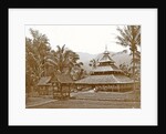 Sumatra, Indonesia Padang Bovenlanden with mosque by Christiaan Benjamin Nieuwenhuis