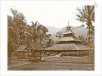 Sumatra, Indonesia Padang Bovenlanden with mosque by Christiaan Benjamin Nieuwenhuis