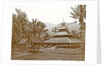 Sumatra, Indonesia Padang Bovenlanden with mosque by Christiaan Benjamin Nieuwenhuis