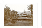 Sumatra, Indonesia Padang Bovenlanden with mosque by Christiaan Benjamin Nieuwenhuis