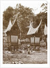 Sumatra indonesia, Padang Bovenlanden with Padi sheds by Christiaan Benjamin Nieuwenhuis
