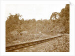 Sumatra indonesia, Anai Gorge with railway by Christiaan Benjamin Nieuwenhuis