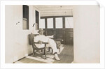 aboard boat to Java, Indonesia, seated man by Anonymous