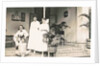 Batavia, group portrait on front porch, Jakarta Indonesia by Anonymous