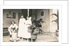 Batavia, group portrait on front porch, Jakarta Indonesia by Anonymous