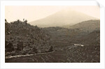 Garut with mountain Tjikorai and sawahs on foreground by Anonymous
