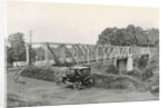 Dutch East Indies, indonesia, bridge over Batang Toro car by Anonymous