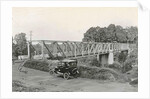 Dutch East Indies, indonesia, bridge over Batang Toro car by Anonymous