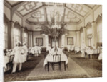 Africa, Royal Hotel dining room interior in Durban Natal, South Africa by Anonymous