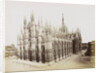 Exterior of the Cathedral of Milan, side and front, Italy by Anonymous